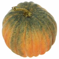10" Orange & Green Decorative Pumpkin by Ashland®