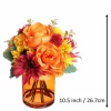 10.5" Orange Peony & Yellow Sunflower Mix Premade by Ashland®