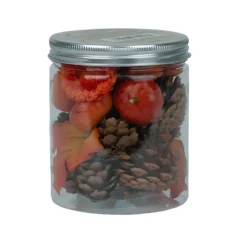 Orange Pumpkin, Pinecone, Leaf & Flower Decorative Components Mix by Ashland®