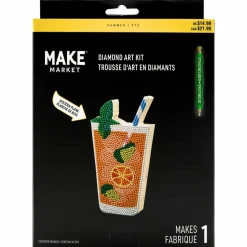 7" Orange Refresher Diamond Art Kit by Make Market®
