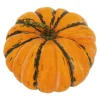 8.8" Orange & Speckled Green Decorative Pumpkin by Ashland®