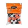Orange, White & Black Pom Poms by Creatology™