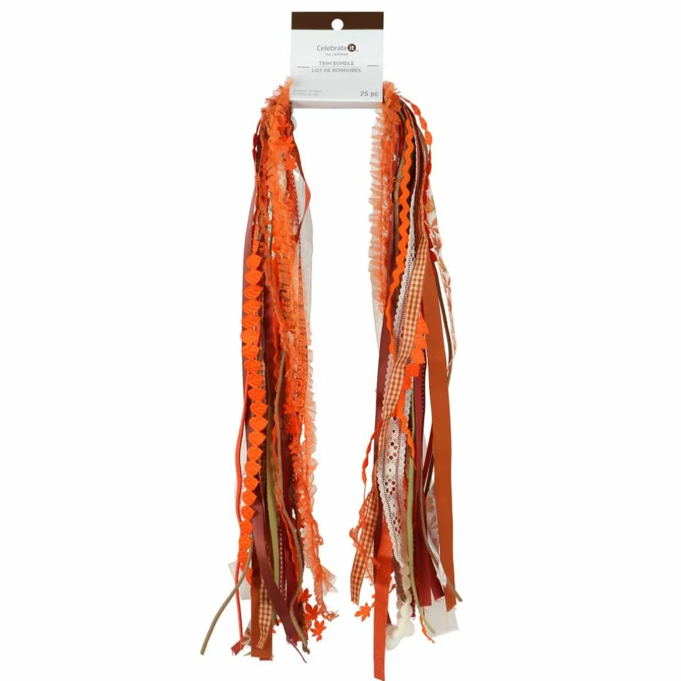 Orange & White Fall Trim Bundle, 25ct. by Celebrate It™