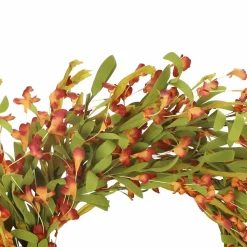 22" Orange Wildflower Wreath by Ashland®