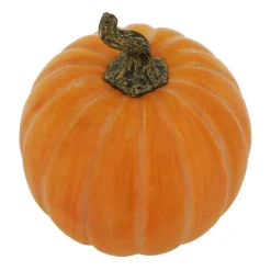 10.5" Orange with White Wash Decorative Pumpkin by Ashland®