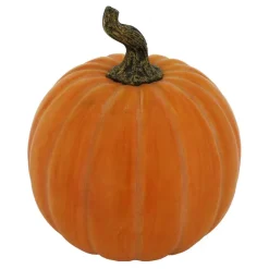 10.5" Orange with White Wash Decorative Pumpkin by Ashland®