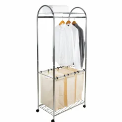 Organize It All Laundry Sorter With Canvas Bags