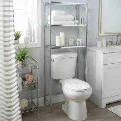 Organize It All 3-Tier Glass Shelf Space Saver