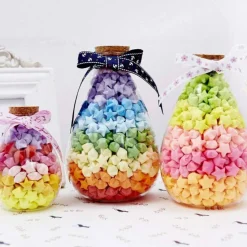 Origami Paper Stars, Colorful Handcraft Origami Lucky Star Paper DIY Paper Arts Creativity Hand Art Crafts (loving(540) sheets)