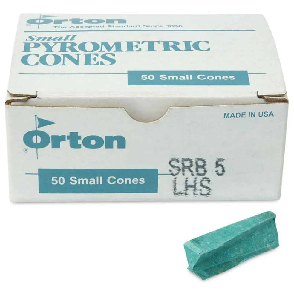 Orton Small Pyrometric Cones, Cone 5 - Box of 50