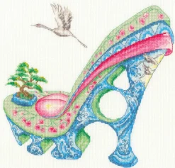 Osaka Spring Counted Cross Stitch Kit by Bothy Threads XSK10