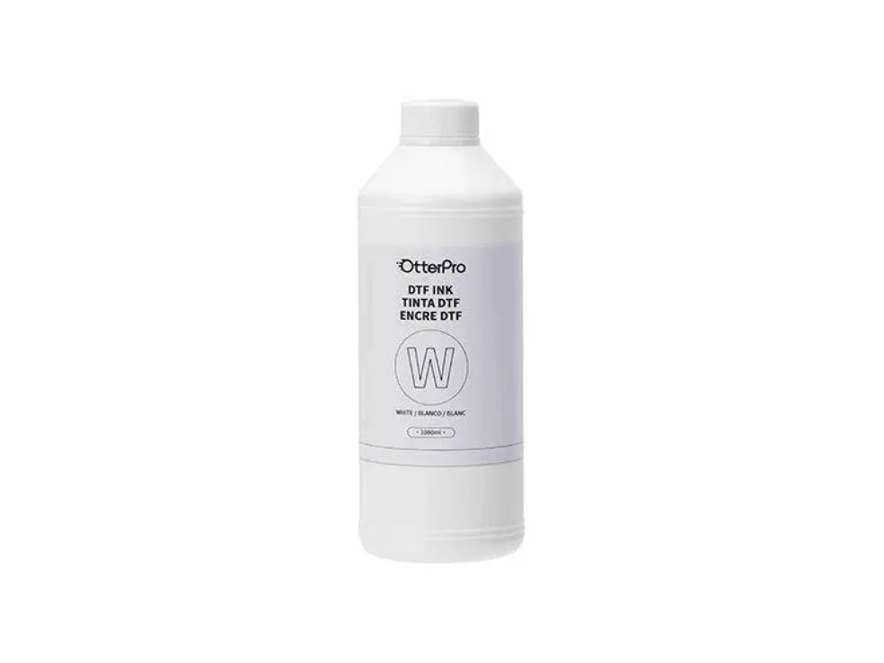 Otter DTF Ink, 1000ml, Vibrant, Fade-Resistant DTF Ink for Cotton & Polyester Transfers