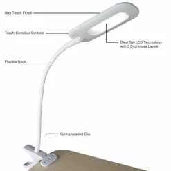 OttLite Flexible Soft Touch LED Clip