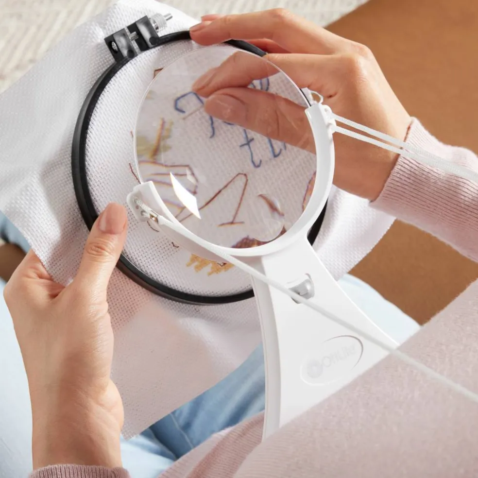 OttLite® 4" Hands-Free LED Magnifier