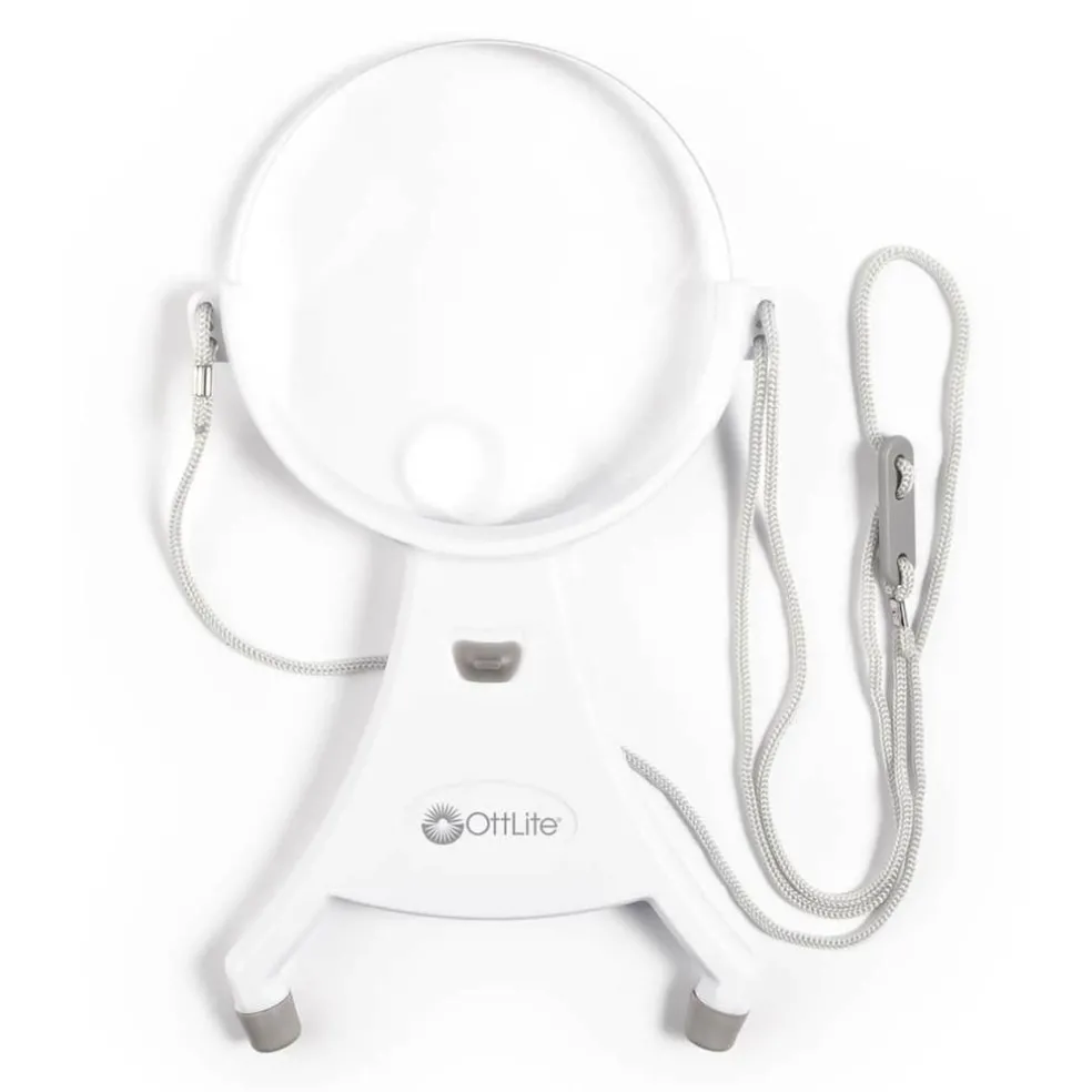OttLite® 4" Hands-Free LED Magnifier