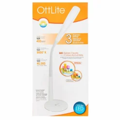 OttLite® Natural Daylight LED Lamp with Gooseneck