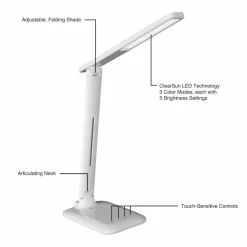 OttLite® Slimline LED Desk Lamp