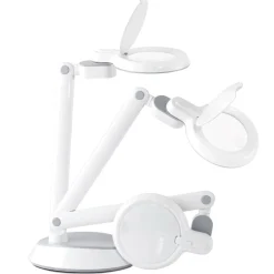 Ottlite Space-Saving LED Magnifier Desk Lamp