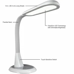 OttLite® Wide Area Dimmable LED Table Lamp