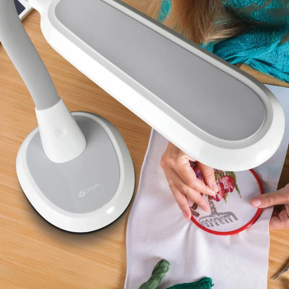 OttLite® Wide Area Dimmable LED Table Lamp