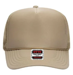 Otto Cap 39-165 5-Panel Foam High Crown Mesh Back Trucker Hat