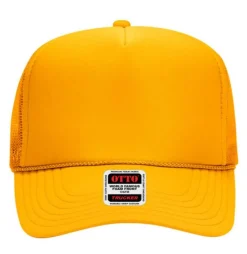 Otto Cap 39-165 5-Panel Foam High Crown Mesh Back Trucker Hat