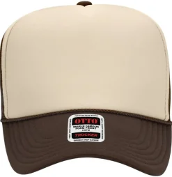 Otto Cap 39-165 5-Panel Foam High Crown Mesh Back Trucker Hat