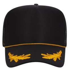 Otto Cap 39-165 5-Panel Foam High Crown Mesh Back Trucker Hat