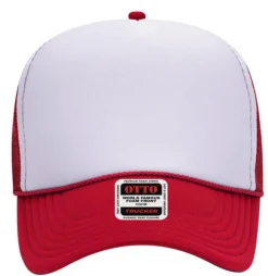 Otto Cap 32-467 5-Panel Foam Mid Profile Mesh Back Trucker Hat