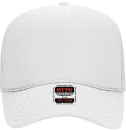 Otto Cap 32-467 5-Panel Foam Mid Profile Mesh Back Trucker Hat