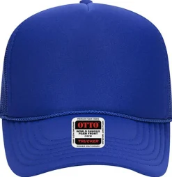 Otto Cap 32-467 5-Panel Foam Mid Profile Mesh Back Trucker Hat