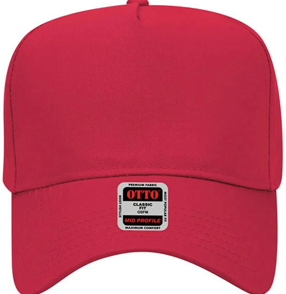 Otto Cap 31-069 5-Panel Mid Profile Baseball Cap