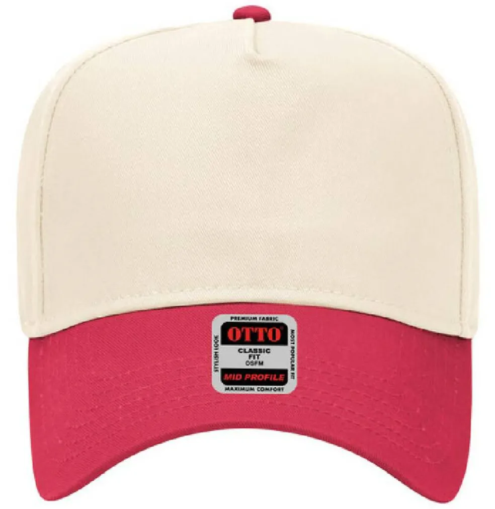 Otto Cap 31-069 5-Panel Mid Profile Baseball Cap