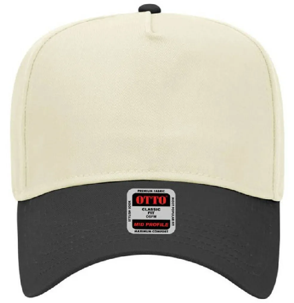 Otto Cap 31-069 5-Panel Mid Profile Baseball Cap