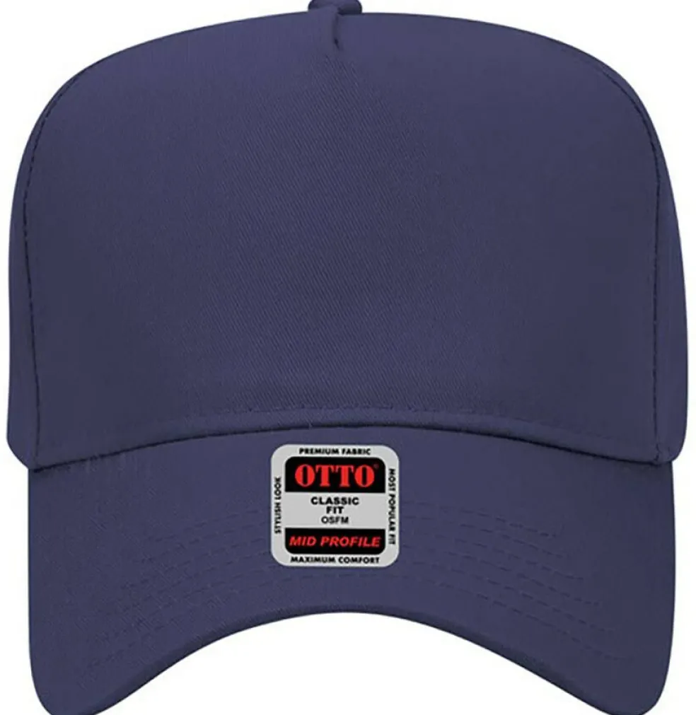 Otto Cap 31-069 5-Panel Mid Profile Baseball Cap