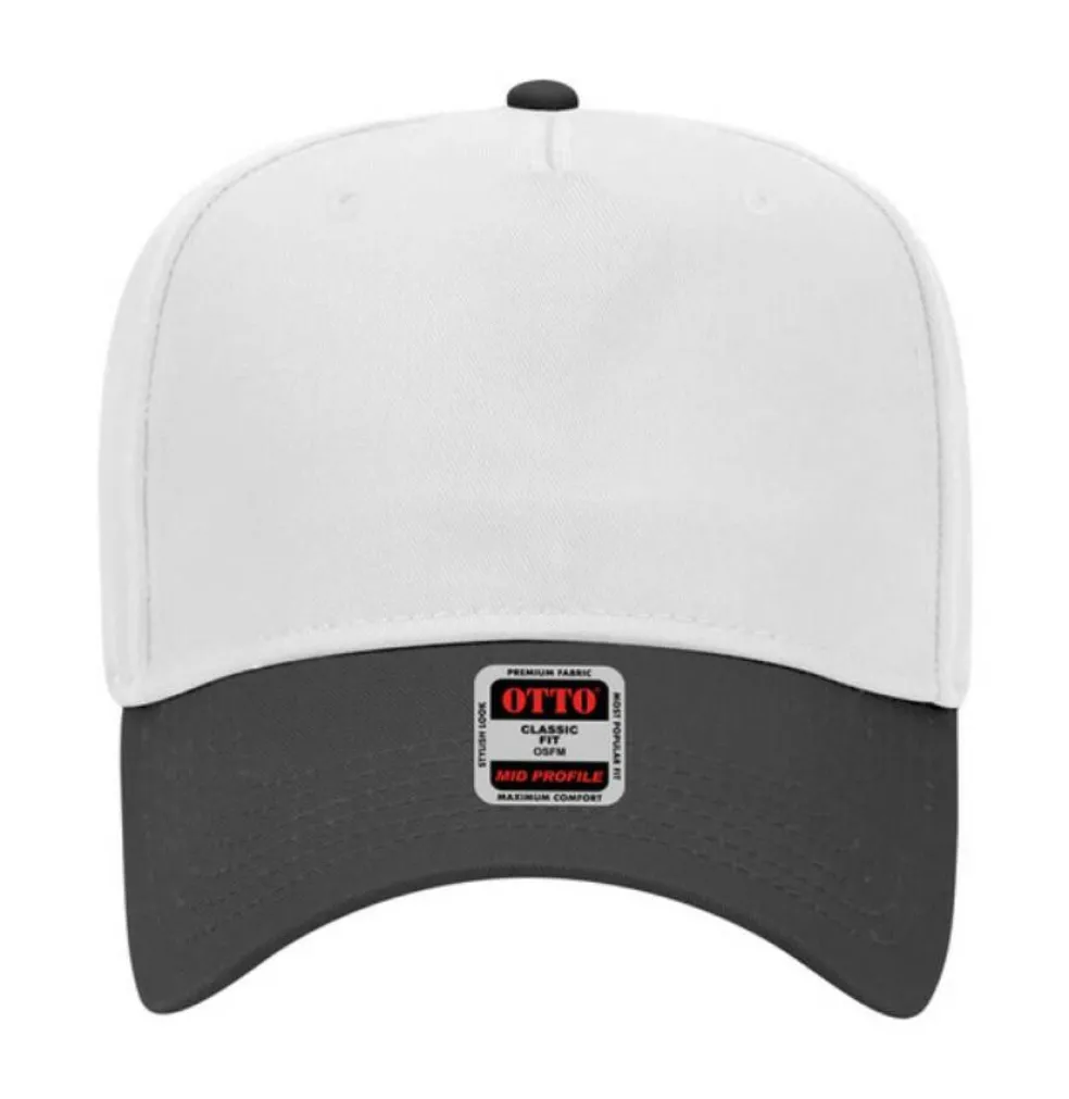 Otto Cap 31-069 5-Panel Mid Profile Baseball Cap