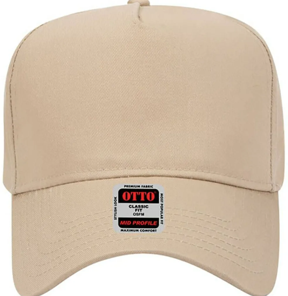 Otto Cap 31-069 5-Panel Mid Profile Baseball Cap