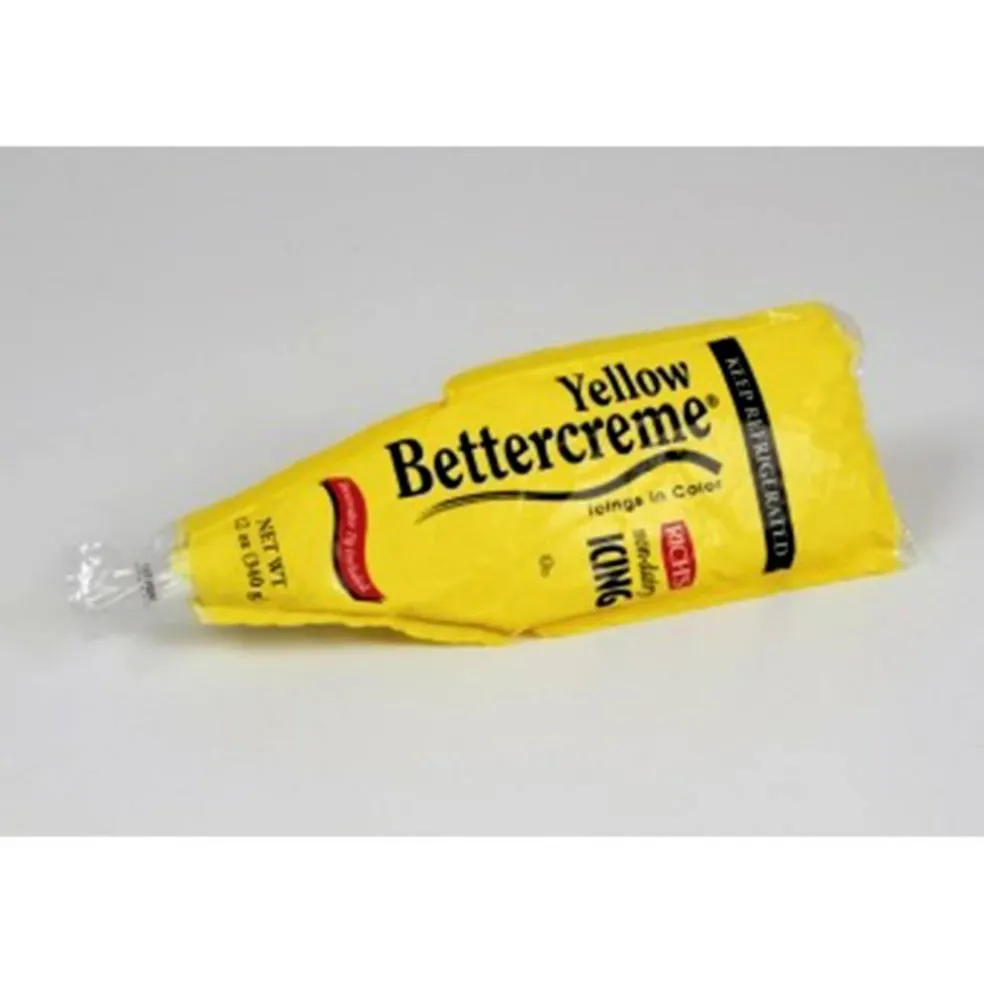 12 Ounce Rich Bettercreme Pre Whipped Yellow Icing 15 Per Case.