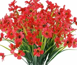 Outdoor Artificial Flowers – UV-Resistant Faux Greenery Shrubs