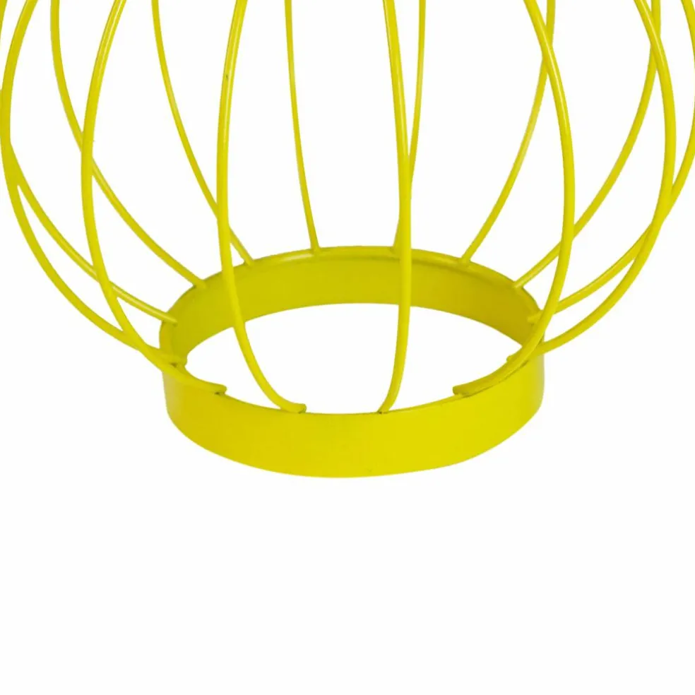 6.5" Outdoor Hanging LED Solar Lantern with Handle