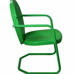 34" Outdoor Retro Tulip Armchair