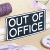 Out Of Office Embroidered Iron-On & Adhesive Patch by Make Market®