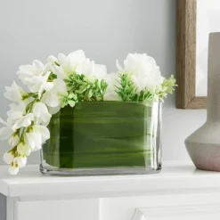 6.9" Oval Glass Vase by Ashland®
