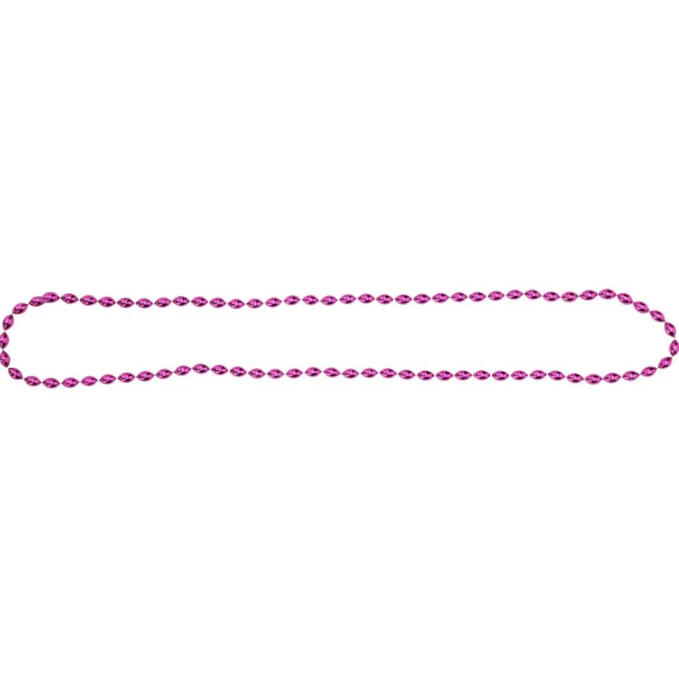 Oval Plastic Party Bead Necklaces, 6ct.