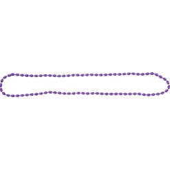 Oval Plastic Party Bead Necklaces, 6ct.