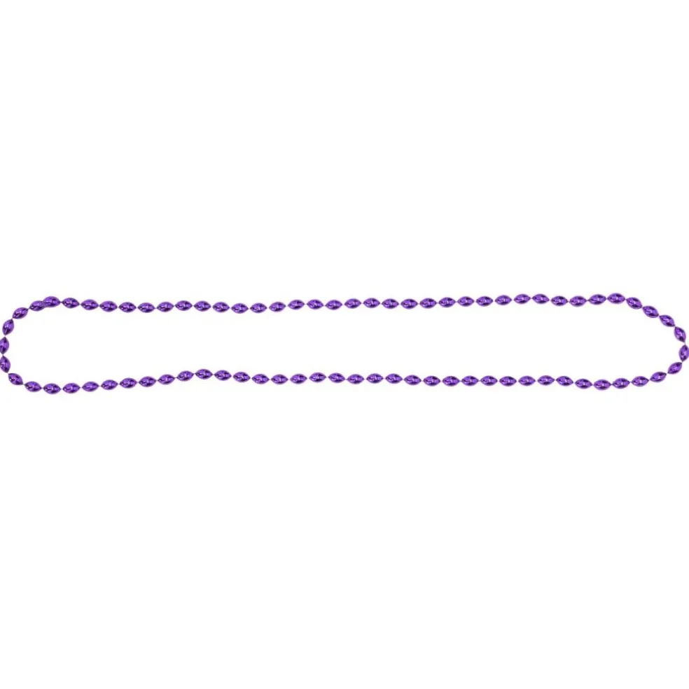 Oval Plastic Party Bead Necklaces, 6ct.