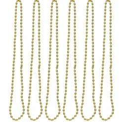 Oval Plastic Party Bead Necklaces, 6ct.
