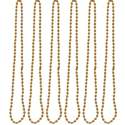Oval Plastic Party Bead Necklaces, 6ct.