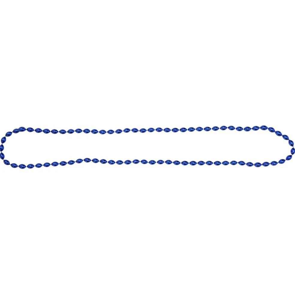 Oval Plastic Party Bead Necklaces, 6ct.