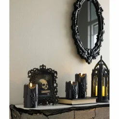 Oval Wall Mirror in Ornate Rose & Leaf Frame by Ashland®